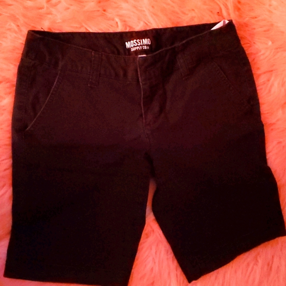 Black dress shorts